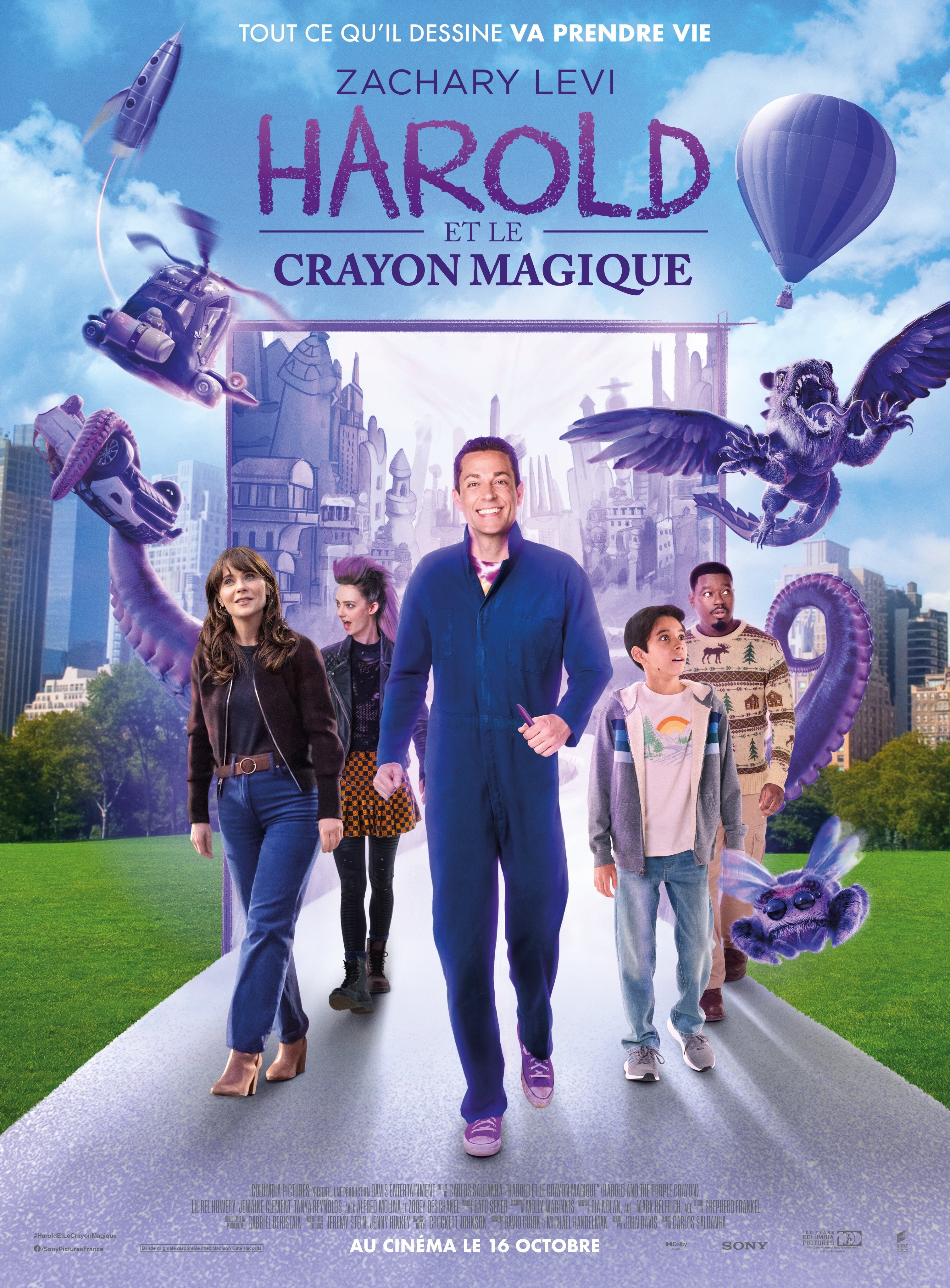 affiche du film Harold et le crayon magique