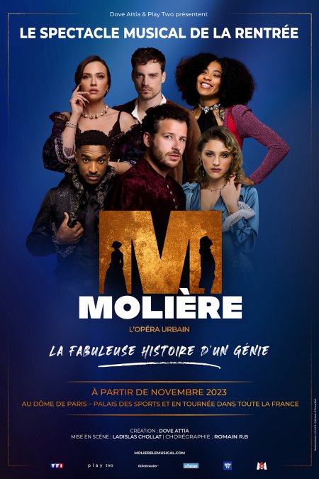 affiche du film Molière, le spectacle musical