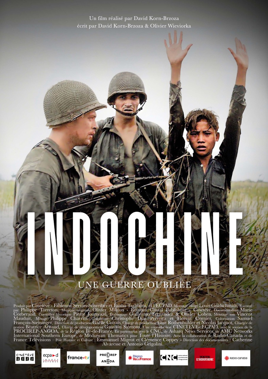affiche du film Indochine, une guerre oubliée