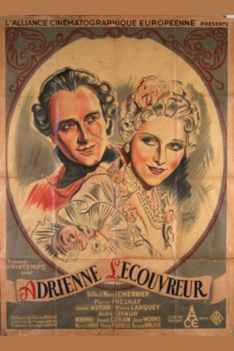 affiche du film Adrienne Lecouvreur