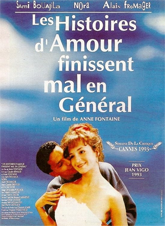 affiche du film Les histoires d'amour finissent mal... en général