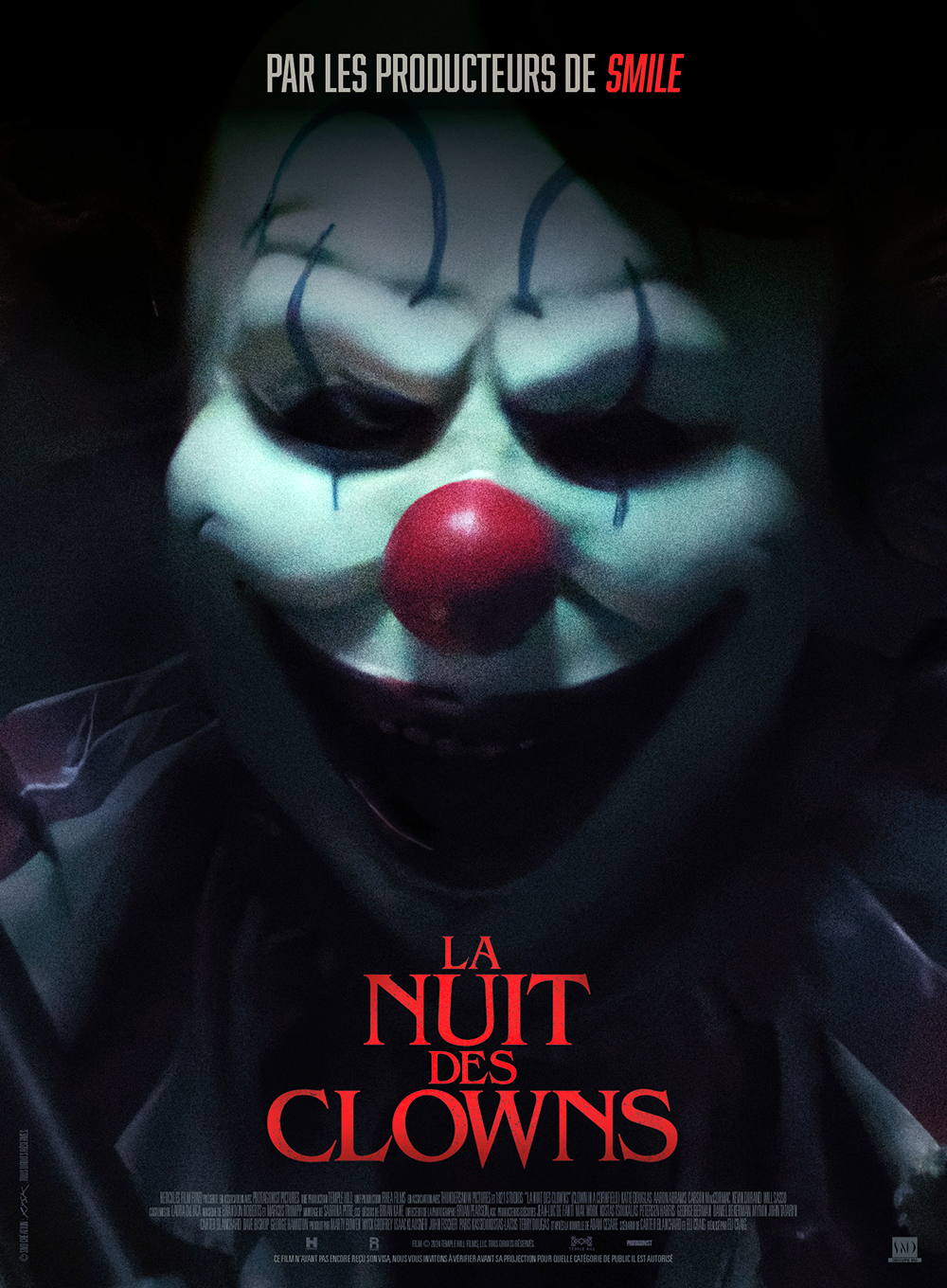 affiche du film La Nuit des clowns