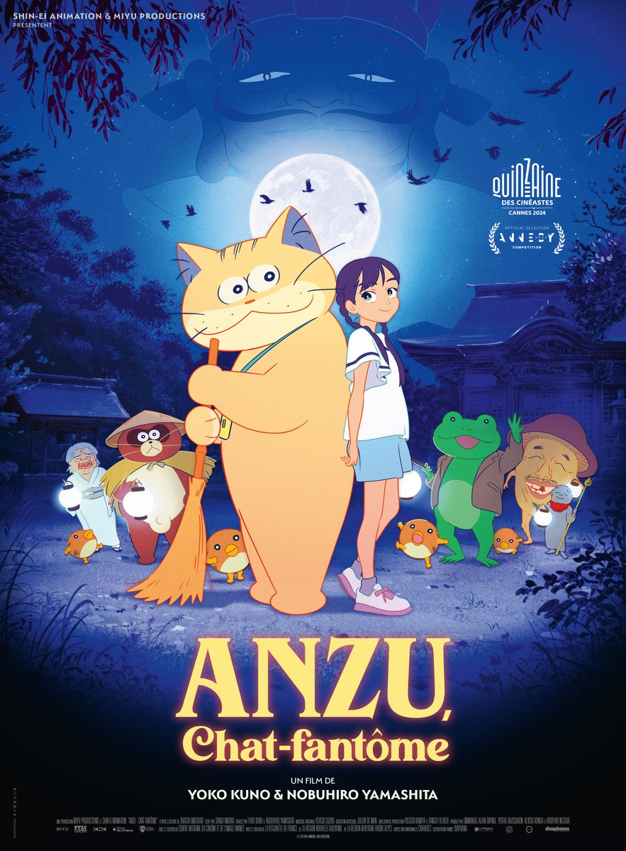 affiche du film Anzu, chat-fantôme