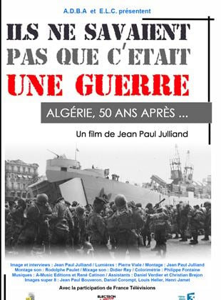 affiche du film Ils ne savaient pas que c’était une guerre !