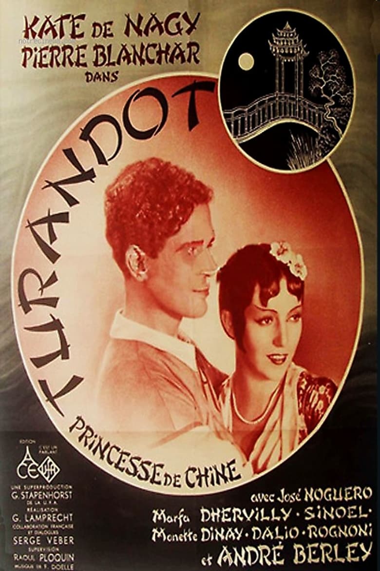 affiche du film Turandot, princesse de Chine
