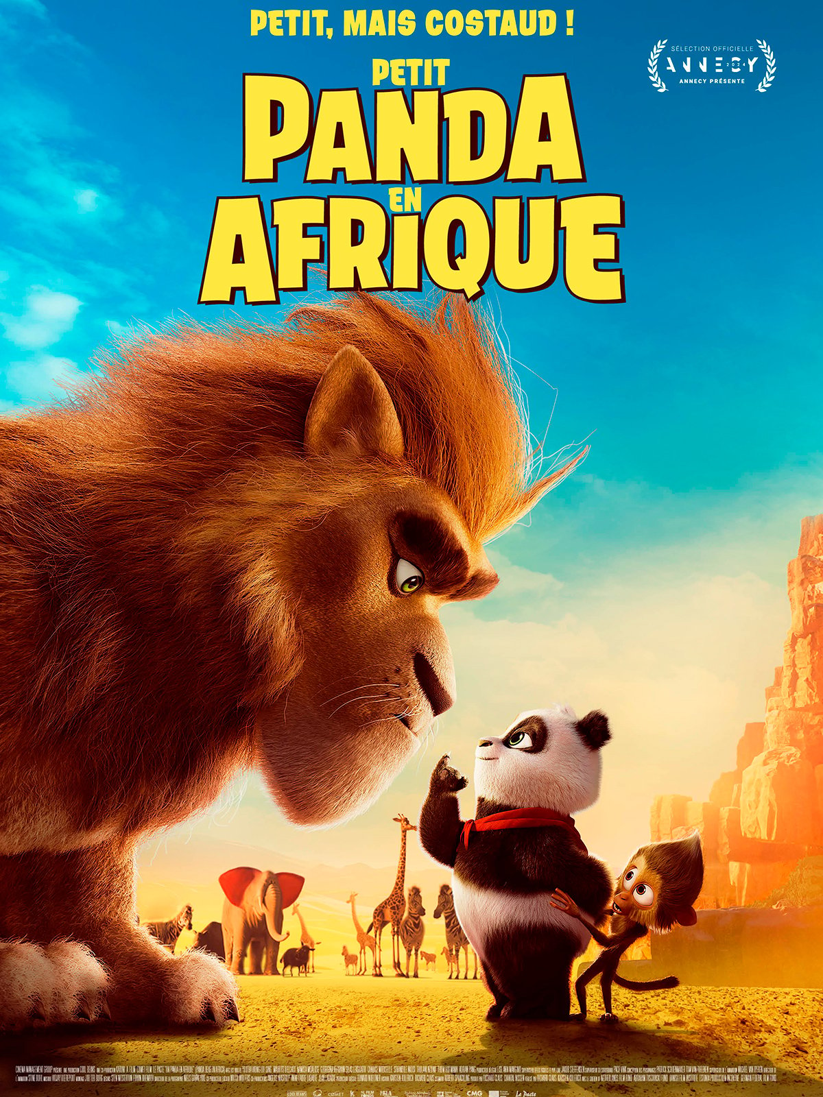 affiche du film Petit Panda en Afrique