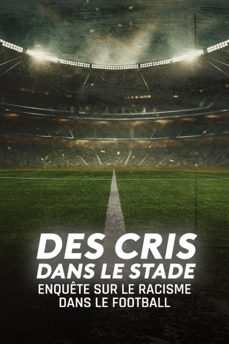 affiche du film Des cris dans le stade, enquête sur le racisme dans le football