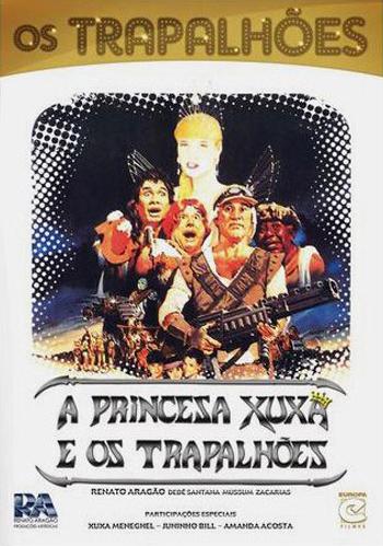 affiche du film A Princesa Xuxa e os Trapalhões