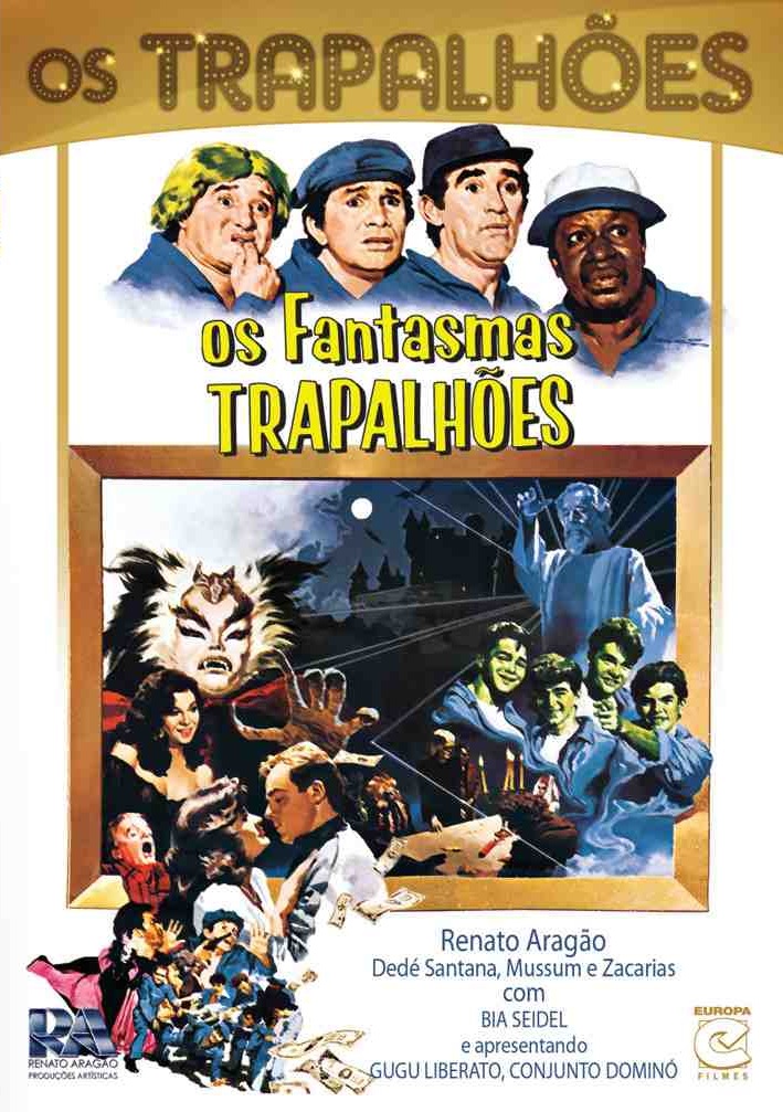 affiche du film Os Fantasmas Trapalhões