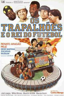 affiche du film Os Trapalhões e o Rei do Futebol
