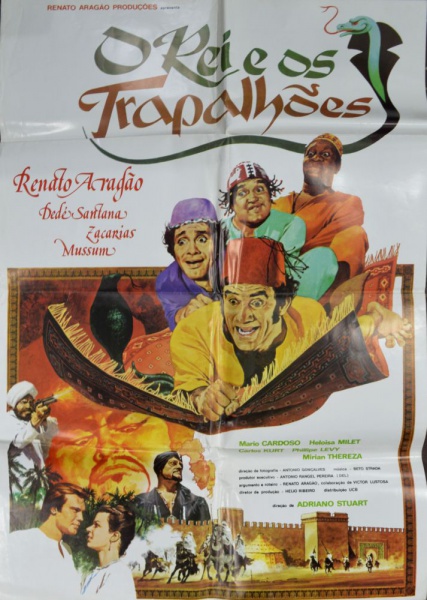 affiche du film O Rei e os Trapalhões