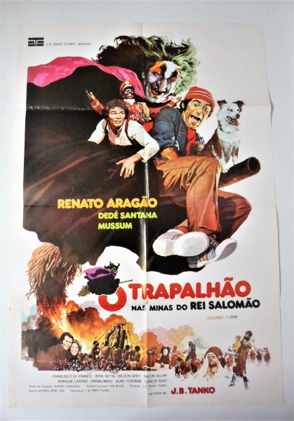 affiche du film O Trapalhão nas Minas do Rei Salomão
