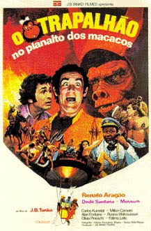 affiche du film O Trapalhão no Planalto dos Macacos