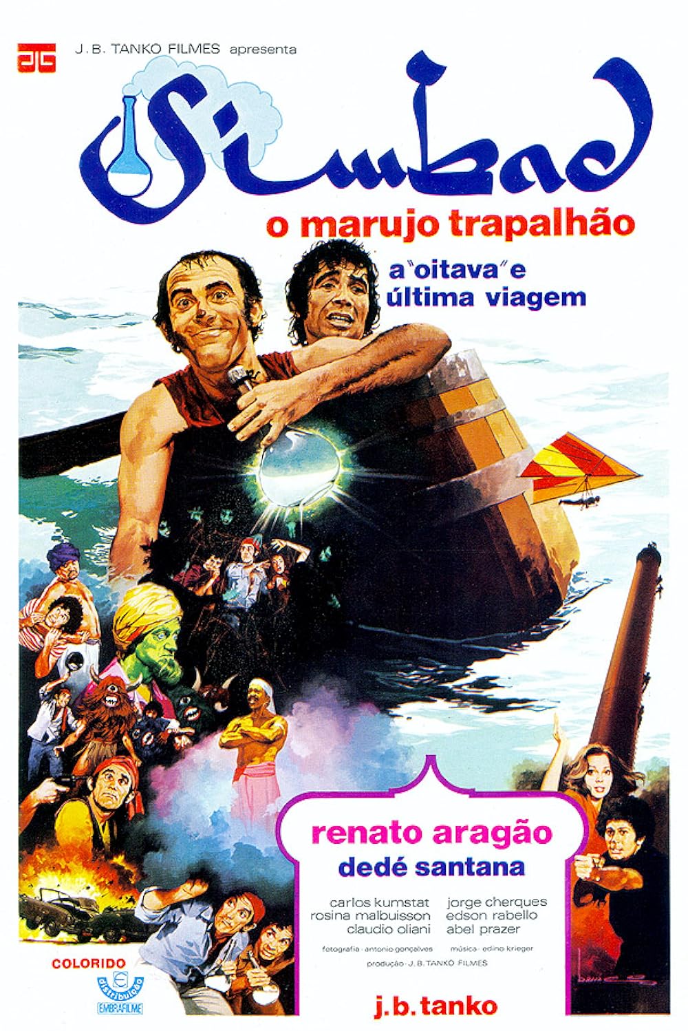 affiche du film Simbad, O Marujo Trapalhão
