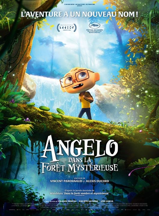 affiche du film Angelo dans la forêt mystérieuse