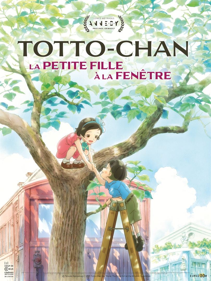 affiche du film Totto-Chan, la petite Fille à la Fenêtre