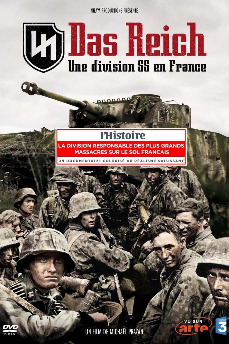 affiche du film Das Reich, une division SS en France (6 juin 1944-8 mai 1945)