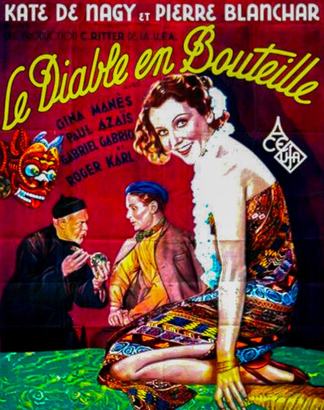 affiche du film Le diable en bouteille