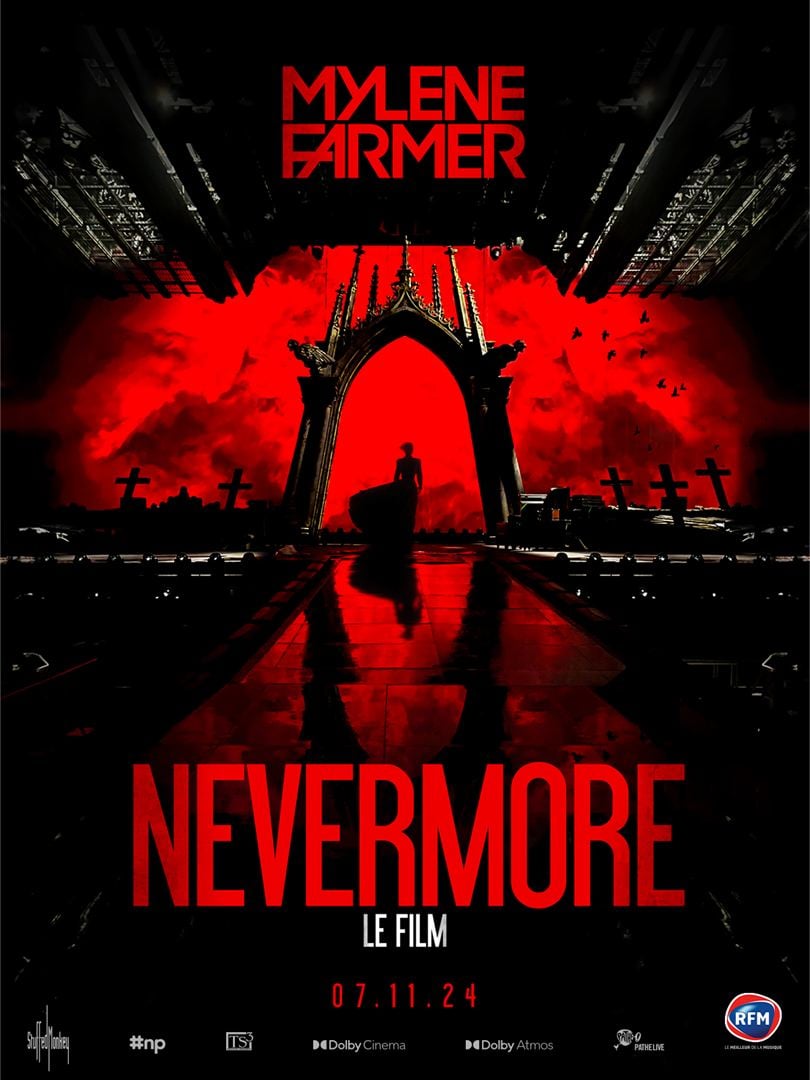 affiche du film Mylène Farmer : Nevermore - Le film