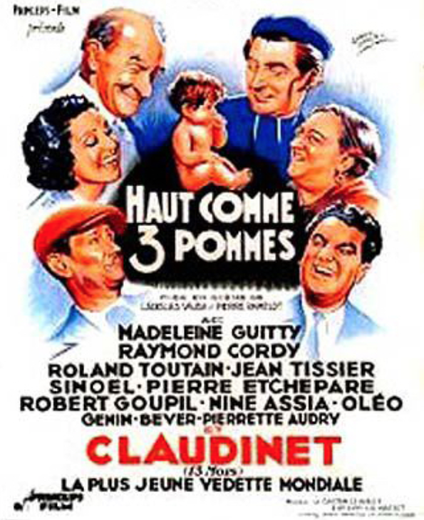 affiche du film Haut comme trois pommes