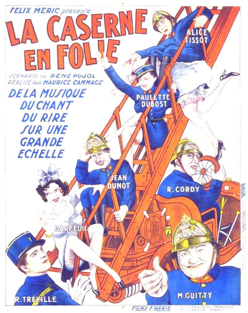 affiche du film La caserne en folie