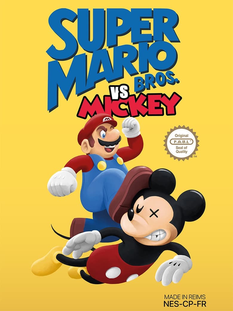 affiche du film Mario, le plombier qui voulait détrôner Mickey