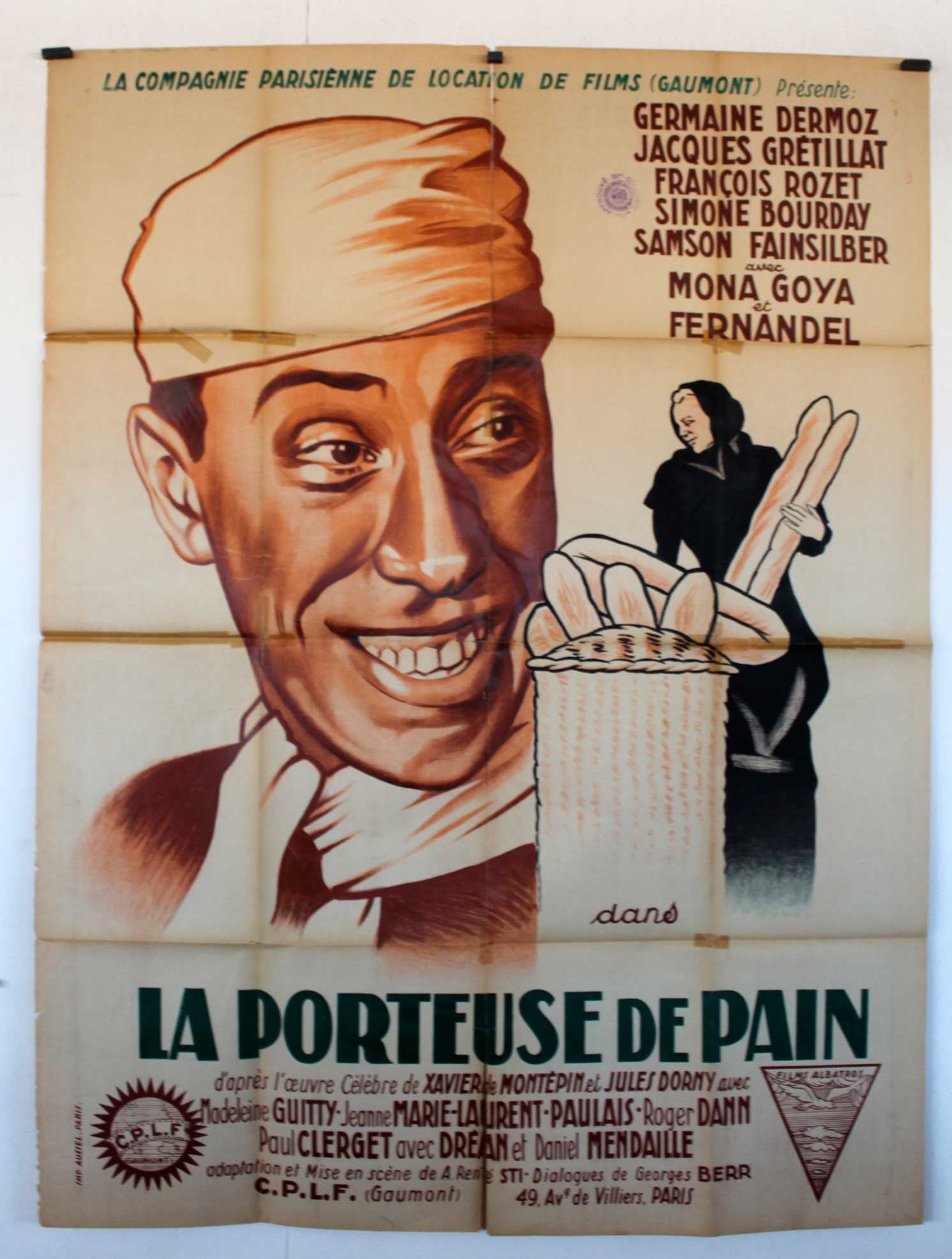 affiche du film La Porteuse de pain