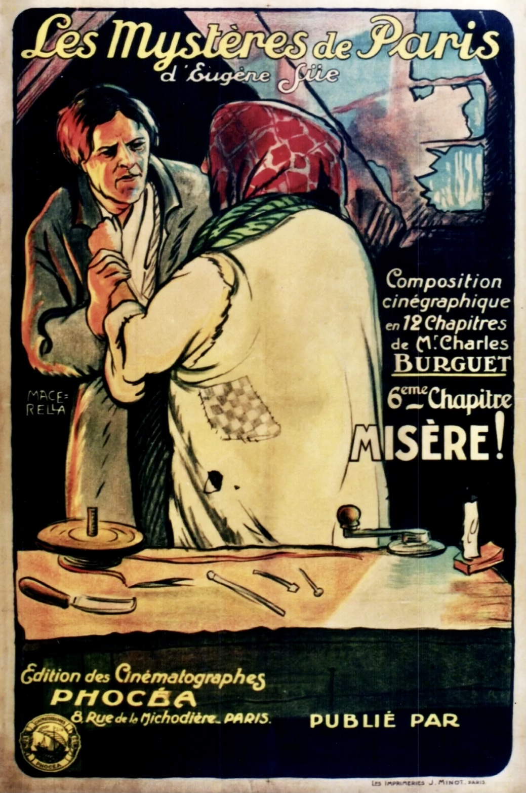 affiche du film Les mystères de Paris