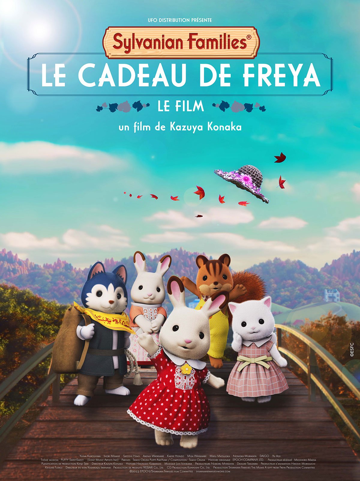 affiche du film Sylvanian Families, le film : le cadeau de Freya