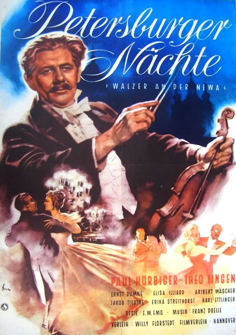 affiche du film Valses sur la neva