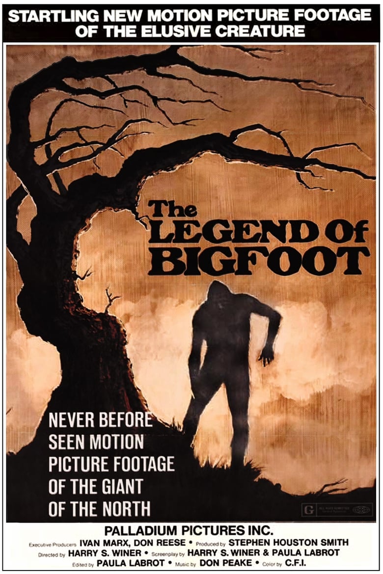 affiche du film La légende de Bigfoot