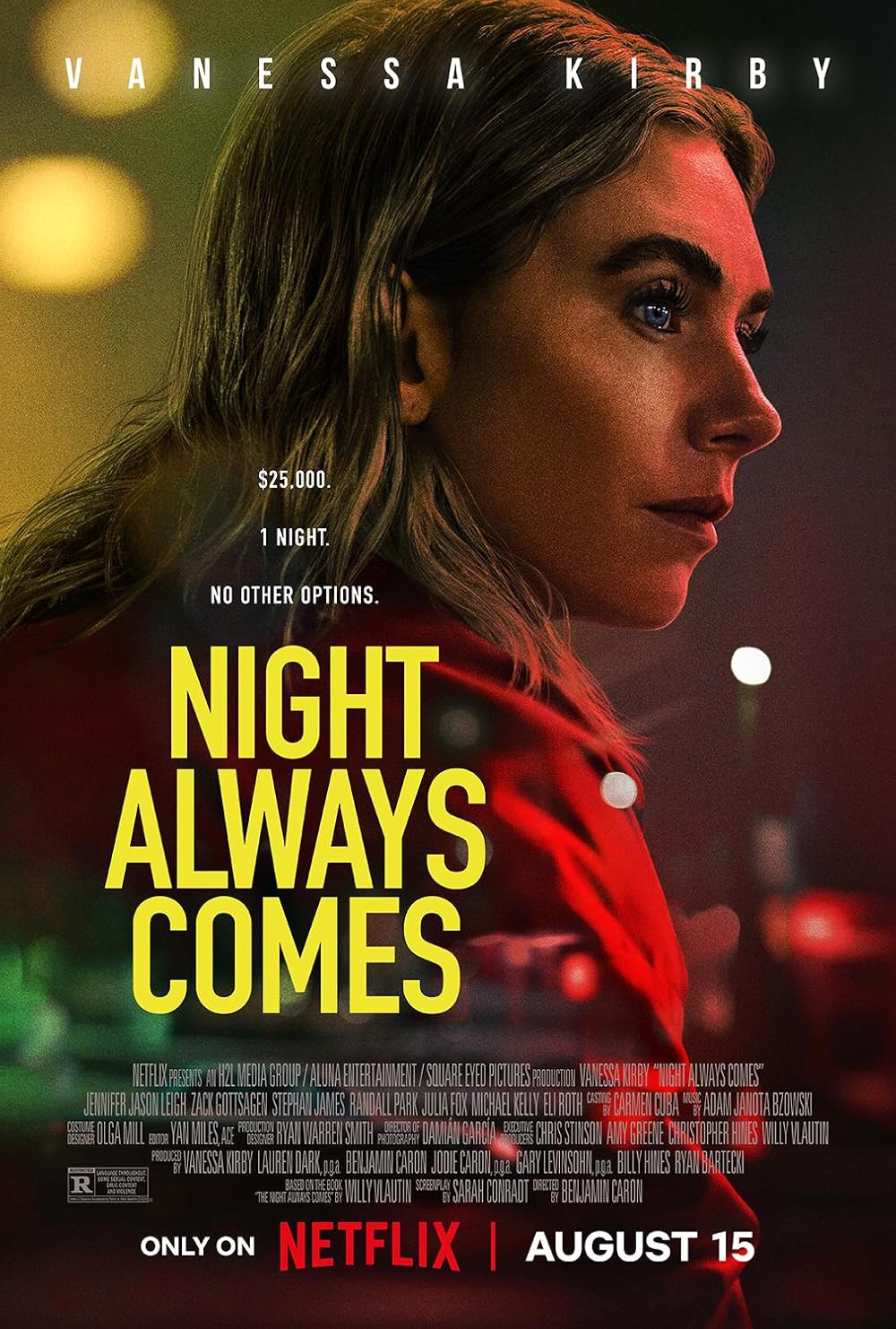 affiche du film Night Always Comes