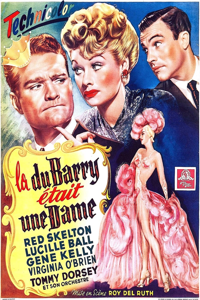 affiche du film La du Barry était une dame