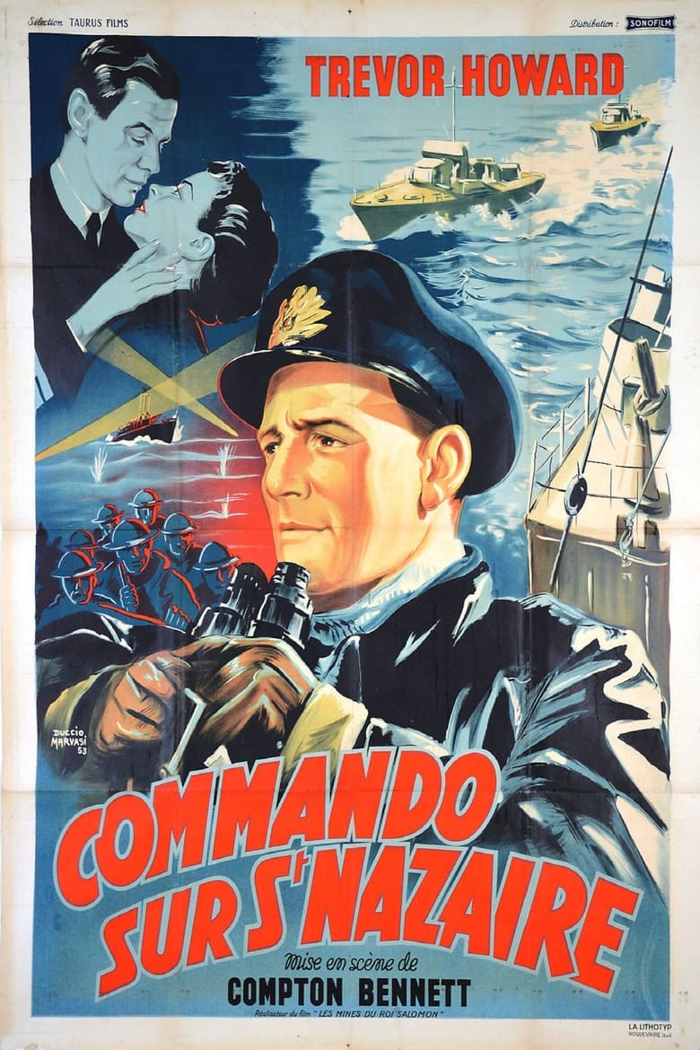 affiche du film Commando sur Saint-Nazaire