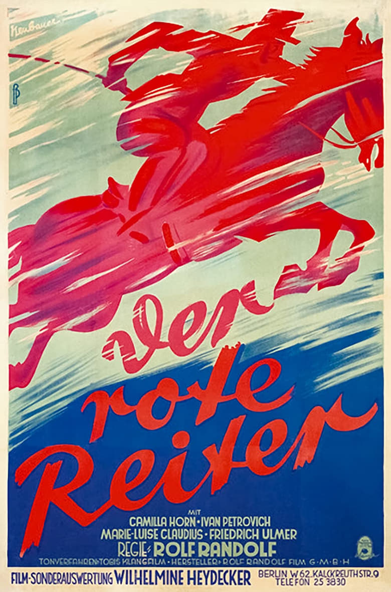 affiche du film Der rote Reiter