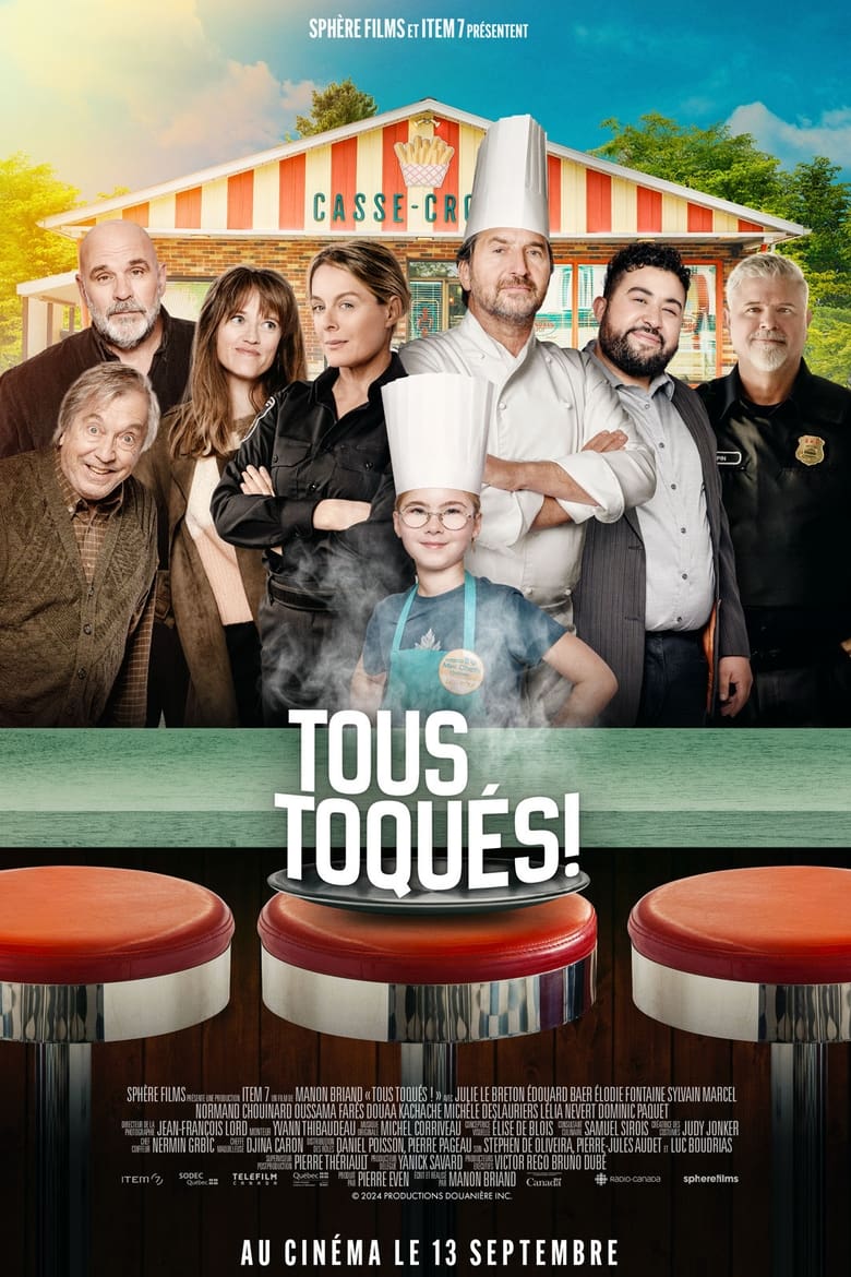 affiche du film Tous toqués!