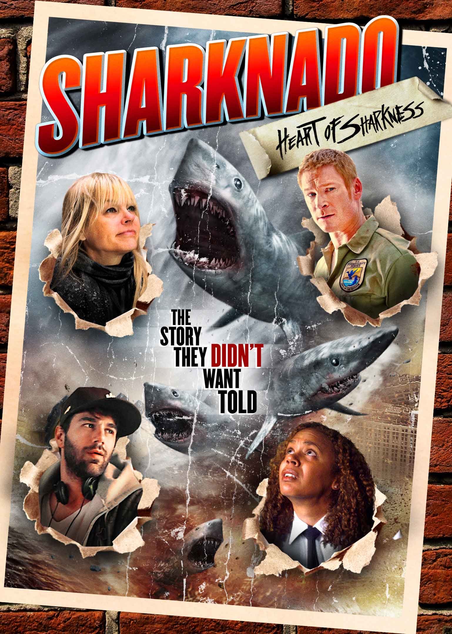 affiche du film Sharknado : Heart of Sharkness