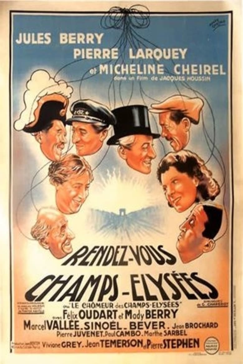 affiche du film Rendez-vous Champs-Elysées