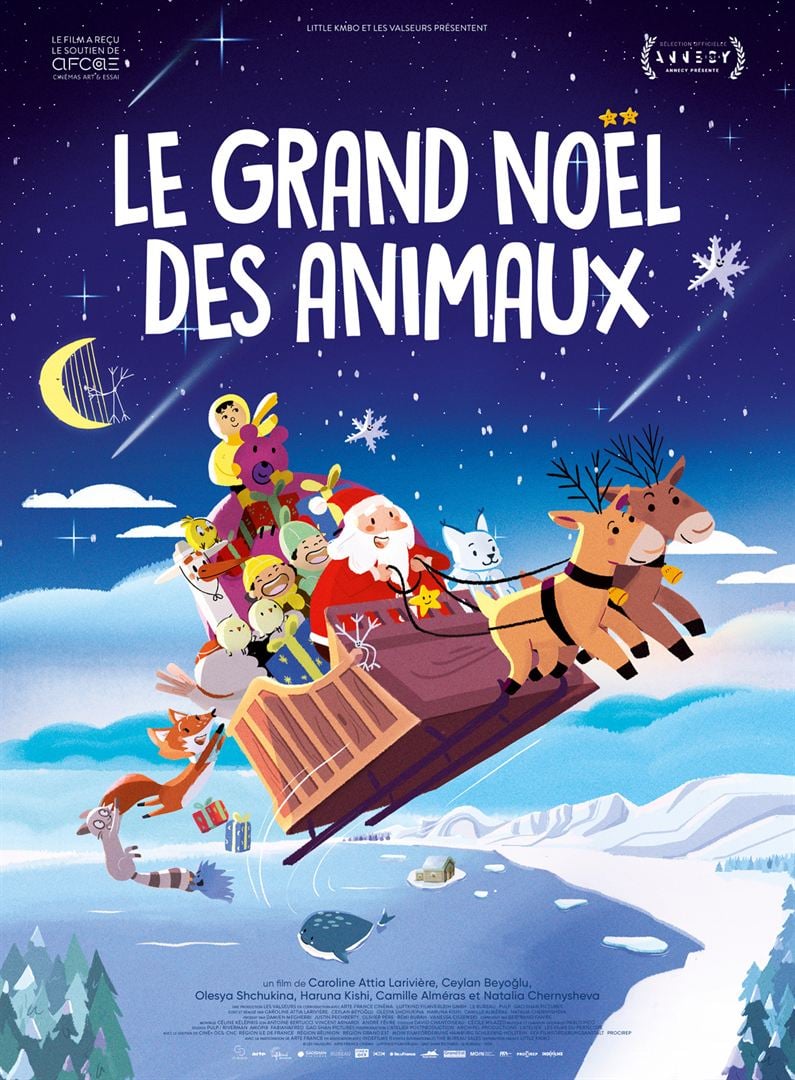 affiche du film Le Grand Noël des animaux