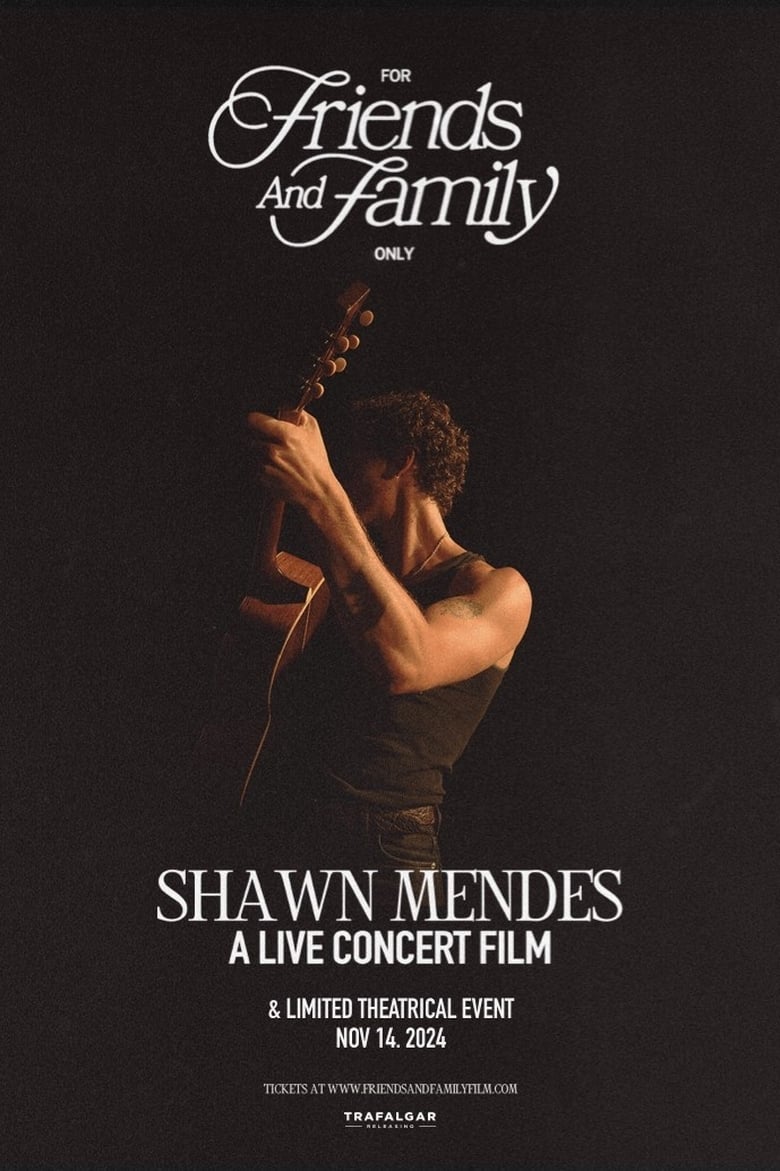 affiche du film Shawn Mendes : For Friends and Family Only – A Live Concert Film