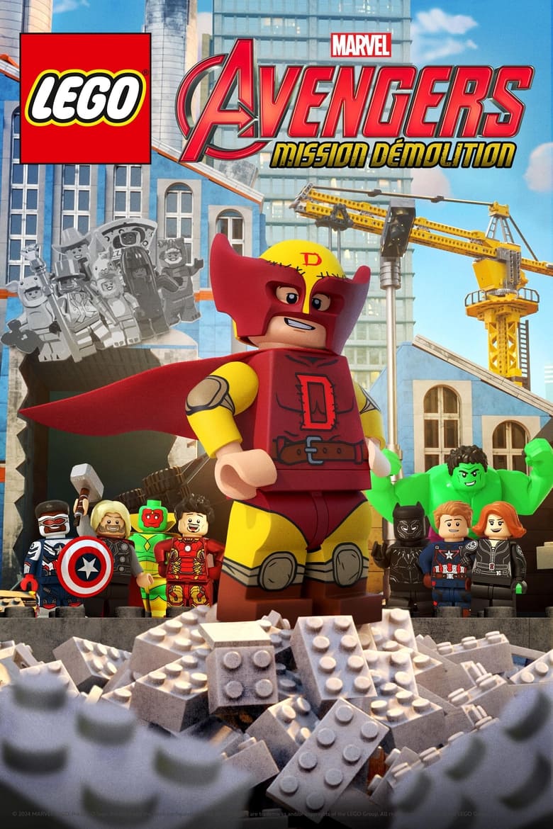 affiche du film LEGO Marvel Avengers : Mission Démolition