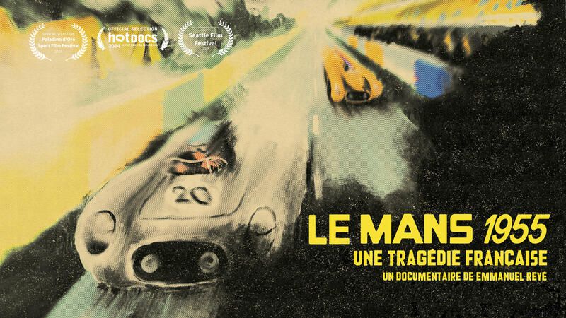 affiche du film Le Mans 1955, une tragédie française