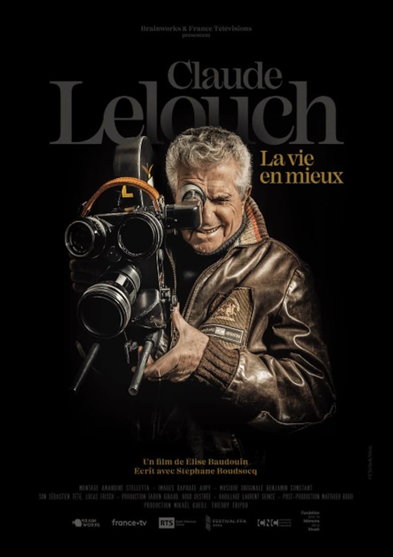 affiche du film Claude Lelouch, la vie en mieux