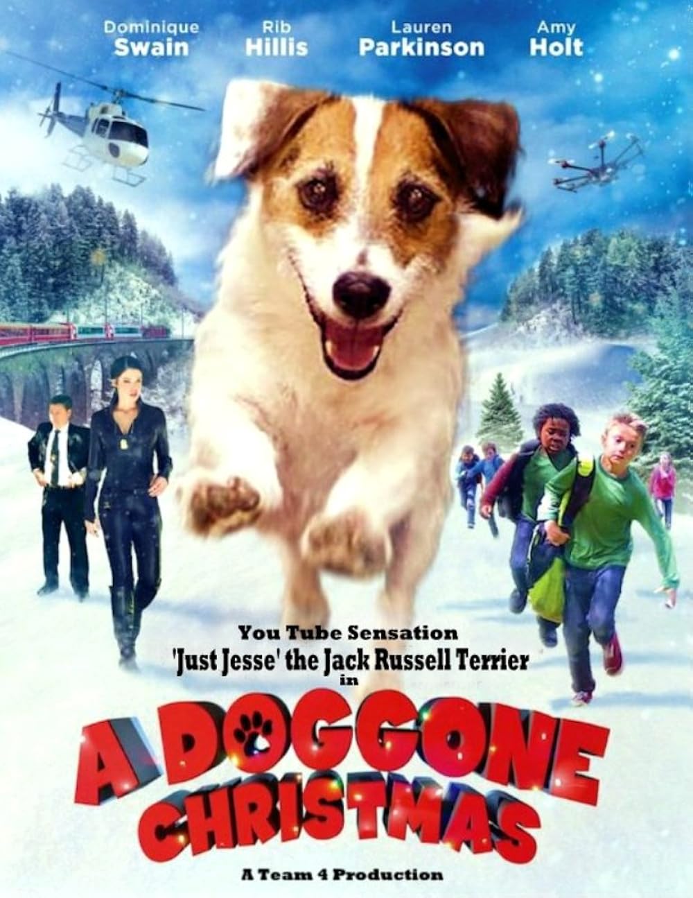 affiche du film A Doggone Christmas