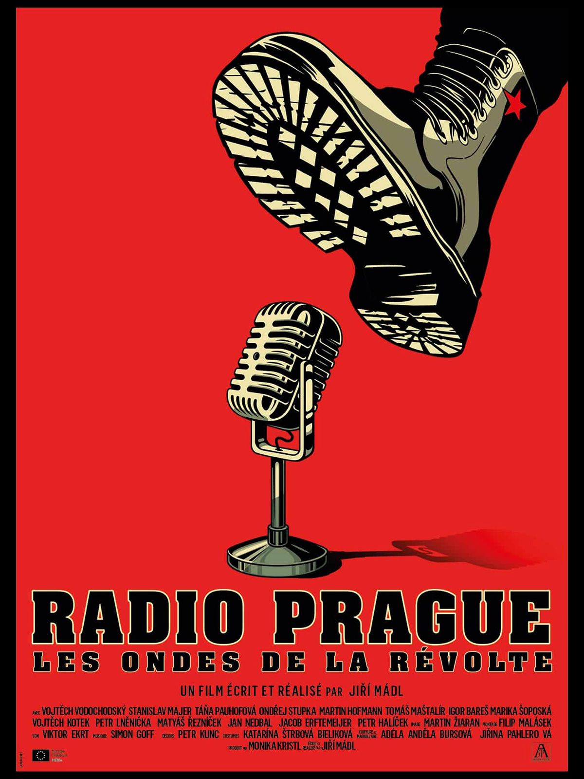 affiche du film Radio Prague, les ondes de la révolte