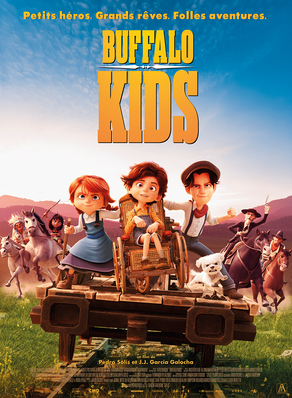 affiche du film Buffalo Kids