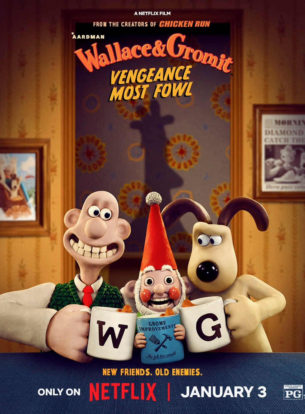 affiche du film Wallace et Gromit : La palme de la vengeance