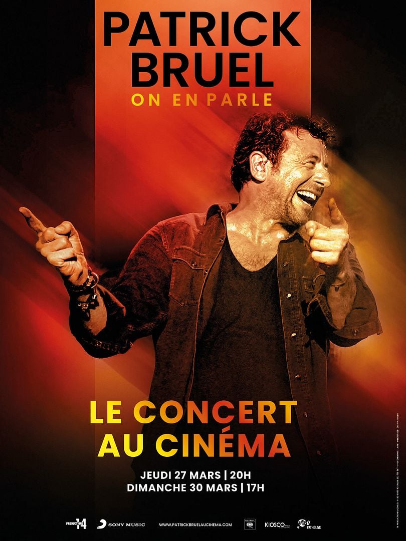 affiche du film Patrick Bruel - On en parle : Le concert au cinéma