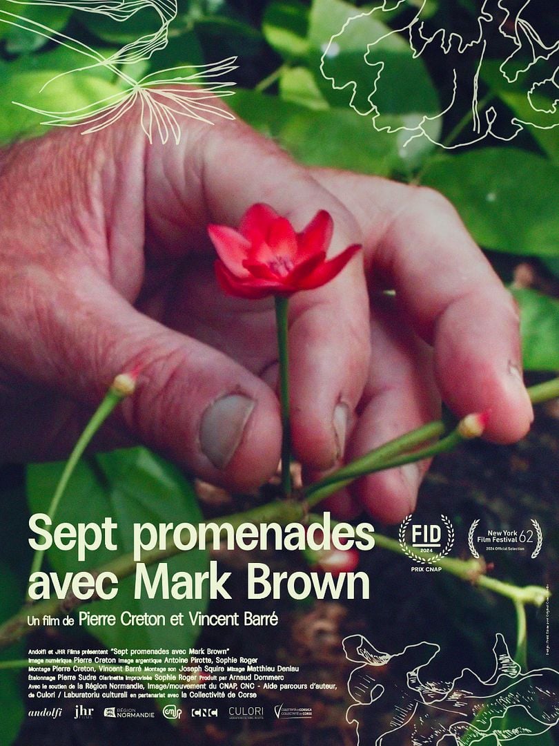 affiche du film Sept promenades avec Mark Brown