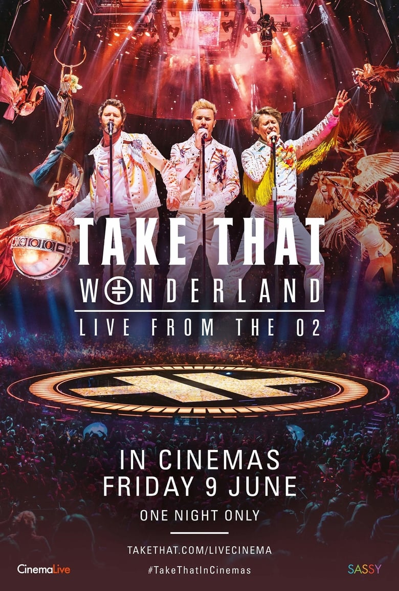 affiche du film Take That: Wonderland Live from the O2